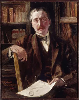 Besnard Albert Prints: Portrait of Jean-Louis Vaudoyer (1883-1963), 1932. Creator: Paul Albert Besnard