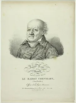Boilly Julien Leopold Prints: Portrait of Jean-Nicolas, Baron Corvisart, 1822. Creator: Julien Leopold Boilly