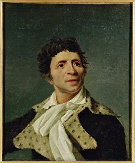 Marat Jean Paul Prints: Portrait de Jean-Paul Marat (1743-1793), homme politique, c1793. Creator: Joseph Boze