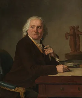Groeningemuseum Prints: Portrait of Jean Rameau, 1793. Creator: Suvee, Joseph-Benoit (1743-1807)