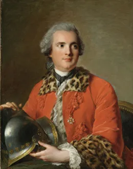 Nattier Prints: Portrait of Jean-Victor de Rochechouart de Mortemart (1712-1771)