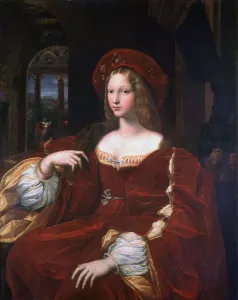 Jeanne Prints: Portrait of Jeanne d Aragon, 1518. Artist: Raphael