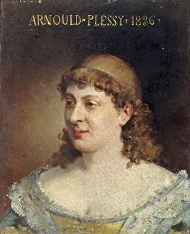 Theatre Francaise Prints: Portrait de Jeanne-Sylvanie Arnould-Plessy (1819-1897)