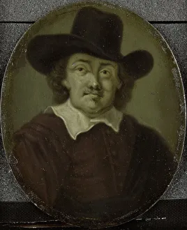 Copper Metal Prints: Portrait of Jeremias de Decker, Poet in Amsterdam, 1700-1732. Creator: Arnoud van Halen