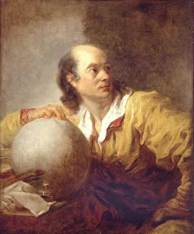 Portrait of Jerome Lalande (1732-1807). Artist: Fragonard, Jean Honore (1732-1806) Portrait of Jerome Lalande (1732-1807). Artist: Fragonard, Jean Honore (1732-1806)