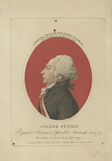 1800 Prints: Portrait of Jerome Petion de Villeneuve (1756-1794), c. 1800. Creator: Anonymous