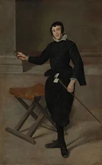 Diego Velazquez Gallery: Portrait of the Jester Calabazas, c. 1631-32. Creator: Diego Velazquez (Spanish, 1599-1660)