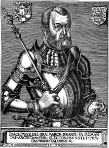 Portrait of Joachim II Hector (1505-1571), Elector of Brandenburg, 1570. Artist: Friderich (Friederich), Franz (active 1550-1580)