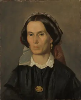 Portrait of Joanna Dziubandowska, c1860. Creator: Aleksander Kotsis