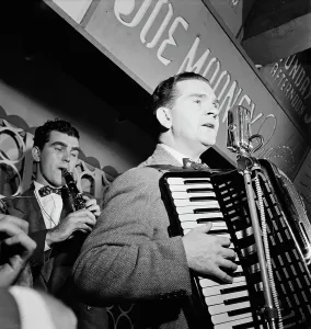 Mooney Joe Prints: Portrait of Joe Mooney and Andy Fitzgerald