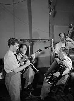 Portrait of Joe Mooney, Andy Fitzgerald, Gaeton (Gate) Frega, and Jack Hotop...N.Y. ca. Dec. 1946. Creator: William Paul Gottlieb