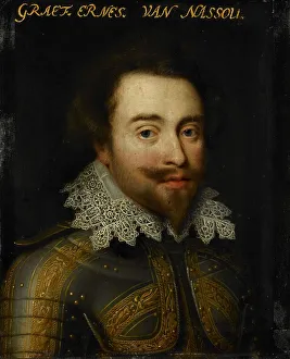 Jan Antonisz Van Ravesteyn Workshop Of Prints: Portrait of Johan Ernst I (1582-1617)