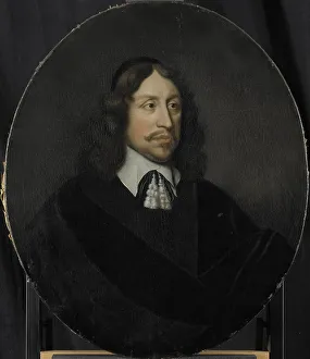 Vereenigde Oostindische Compagnie Prints: Portrait of Johan de Vries, Director of the Rotterdam Chamber of the Dutch East India Company