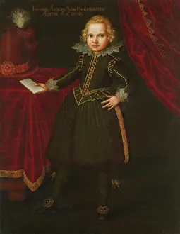 Hose Prints: Portrait of Johann Adolf von Holzhausen, 1608. Creator: Jacob Van Der Doordt