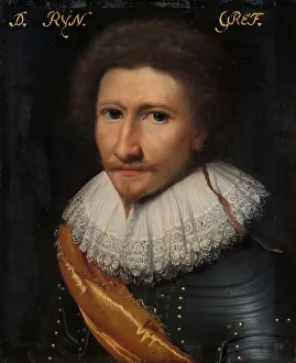 Jan Antonisz Van Ravesteyn Workshop Of Prints: Portrait of Johann Conrad von Salm (1590-1625)