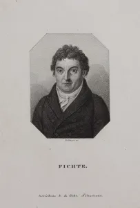 Bollinger Prints: Portrait of Johann Gottlieb Fichte (1762-1814), 1810s