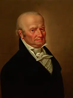 Johann Prints: Portrait of Johann Hausner Sr, 1824. Creator: Karol Schweikart