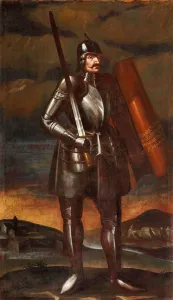 Armor Prints: Portrait of Johann Hunyadi, Second Half of the 17th century. Artist: Anonymous