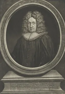 Christoph Prints: Portrait of Johann Konrad Feuerlein (1629-1704)