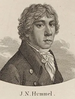 Portrait of Johann Nepomuk Hummel (1778-1837). Creator: Anonymous
