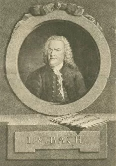 Images Dated 22nd November 2017: Portrait of Johann Sebastian Bach, 1774