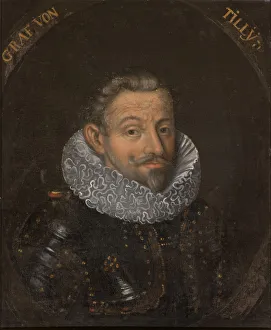 Tilly Prints: Portrait of Johann Tserclaes (1559-1632), Count of Tilly