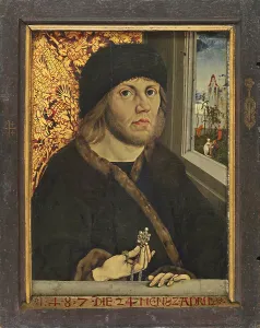 Unshaven Prints: Portrait of Johann von Rückingen (?) (recto), 1487. Creator: Wolfgang Beurer