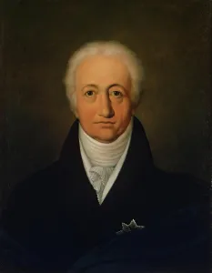 Playwright Prints: Portrait of Johann Wolfgang Goethe, 1818. Creator: Ferdinand Jagemann