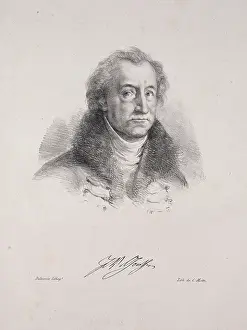 Goethe Prints: Portrait of Johann Wolfgang von Goethe (1749-1832)
