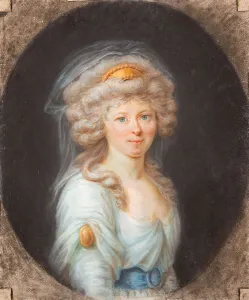 Unknown Artist Prints: Portrait of Johanna von der Osten-Sacken, 18th century. Creator: Unknown artist