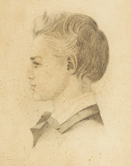 Nivaagaard Collection Prints: Portrait of Johannes Hage, 1800s. Creator: Johanne Vilhelmine Bissen