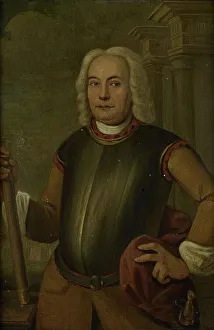 Vereenigde Oostindische Compagnie Prints: Portrait of Johannes Thedens, Governor-General of the Dutch East India Company