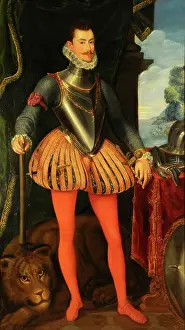 Portrait of John of Austria (Juan de Austria) (1547-1578), 1857. Creator: Salvatierra y Molero, Ramon de (1829-?)