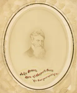 Brown John Prints: Portrait of John Brown, ca. 1859. Creator: Alexander Gardner