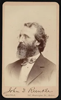 John A Whipple Prints: Portrait of John Daniel Runkle (1822-1902), Between 1865 and 1873
