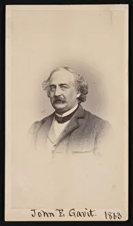Portrait of John E. Gavit (1817-1874), 1863. Creator: Unknown
