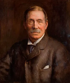 Newspaper Proprietor Prints: Portrait Of John Feeney (1839-1905), 1906. Creator: Lance Calkin