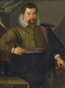 Portrait of John George I (1585-1656), Elector of Saxony, 1611. Artist: Anonymous