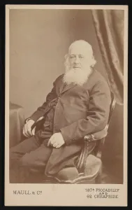 Ornithology Collection: Portrait of John Gould (1804-1881), Before 1875. Creator: Maull & Co