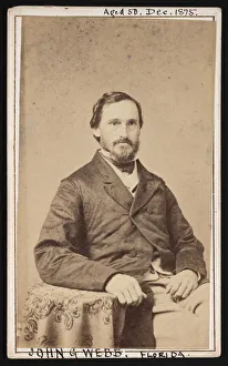 Portrait of John Greene Webb (1824-1908), December 1875. Creator: John B Smith Portrait of John Greene Webb (1824-1908), December 1875. Creator: John B Smith