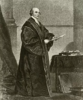 Patriot Gallery: Portrait of John Jay in his robes as First Chief Justice of the United States, c1780, (1937)