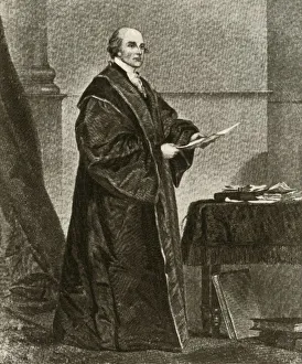 Paperwork Prints: Portrait of John Jay in his robes as First Chief Justice of the United States