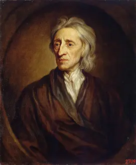 Philosophy Prints: Portrait of John Locke, 1697. Creator: Sir Godfrey Kneller