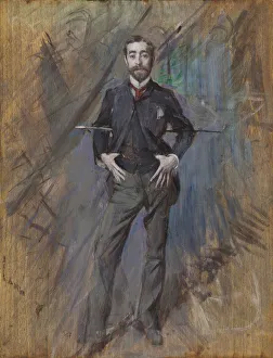 1890 Prints: Portrait of John Singer Sargent, 1890. Creator: Boldini, Giovanni (1842-1931)