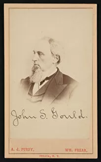 Albert J Purdy Collection: Portrait of John Stanton Gould (1810-1874), Before 1874. Creator: Purdy & Frear