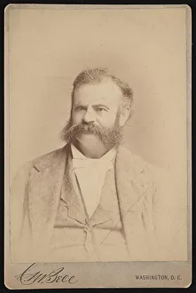 Geologist Gallery: Portrait of John Wesley Powell (1834-1902), Circa 1872. Creator: Charles Milton Bell
