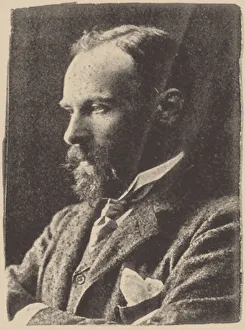 Waterhouse Prints: Portrait of John William Waterhouse Artist: H. S. Mendelssohn Studio
