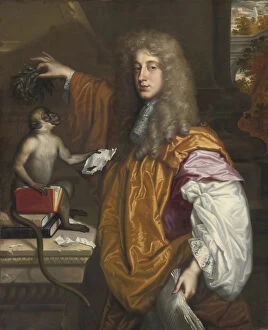 Images Dated 12th November 2015: Portrait of John Wilmot, 2nd Earl of Rochester (1647-1680). Artist: Huysmans, Jacob (c. 1633?1696)