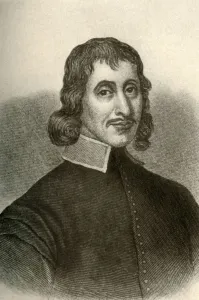 Settlers Prints: Portrait of John Winthrop the second, in Puritan dress of Massachusetts, c1640-50