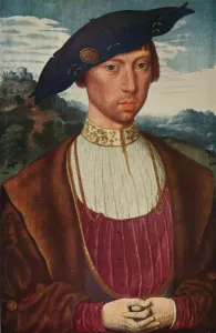 Beschryving Van Haarlem Prints: Portrait of Joost Van Bronckhorst, c1520. Artists: Otto Limited, Jan Mostaert